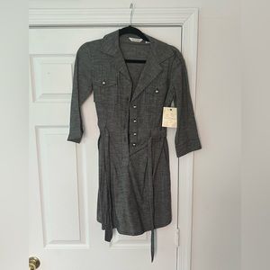 Derek Heart Gray Button down dress